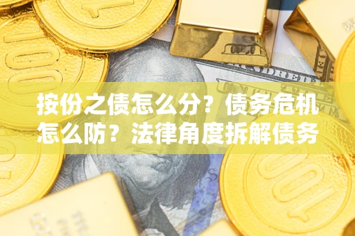 济南按份之债怎么分？债务危机怎么防？法律角度拆解债务分配与风险自保指南