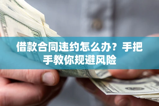 济南借款合同违约怎么办？手把手教你规避风险
