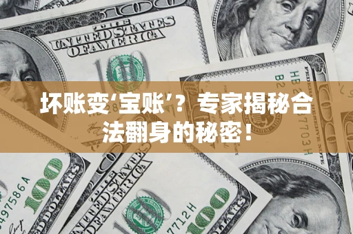 济南坏账变‘宝账’？专家揭秘合法翻身的秘密！