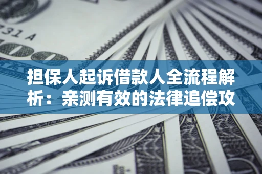 济南担保人起诉借款人全流程解析：亲测有效的法律追偿攻略