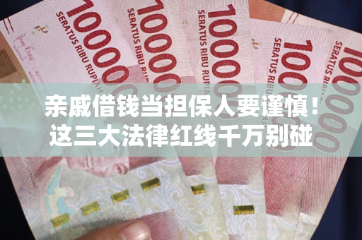 济南亲戚借钱当担保人要谨慎！这三大法律红线千万别碰