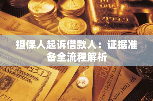 济南担保人起诉借款人：证据准备全流程解析