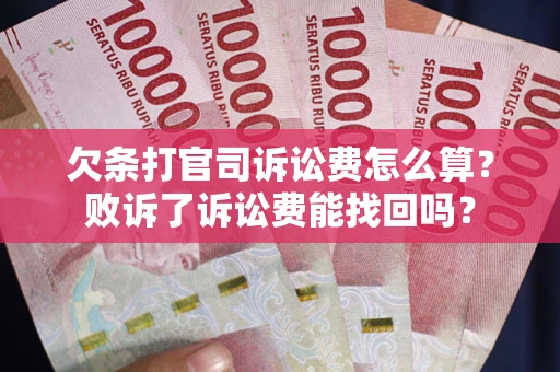 济南欠条打官司诉讼费怎么算？败诉了诉讼费能找回吗？