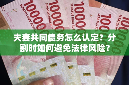 济南夫妻共同债务怎么认定？分割时如何避免法律风险？